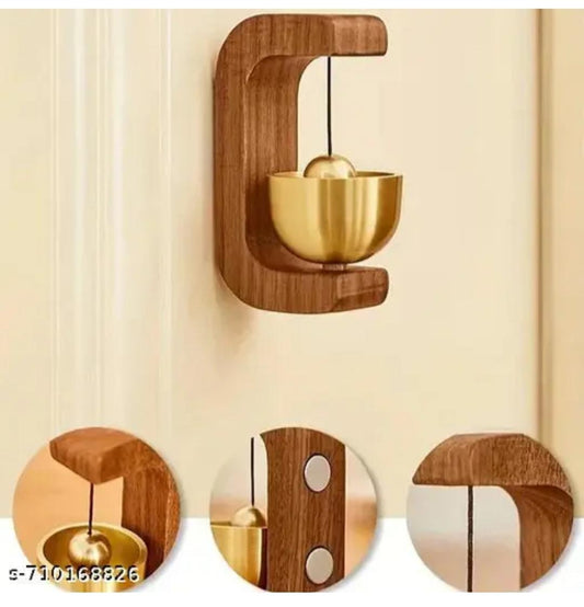 Wooden Door Bell