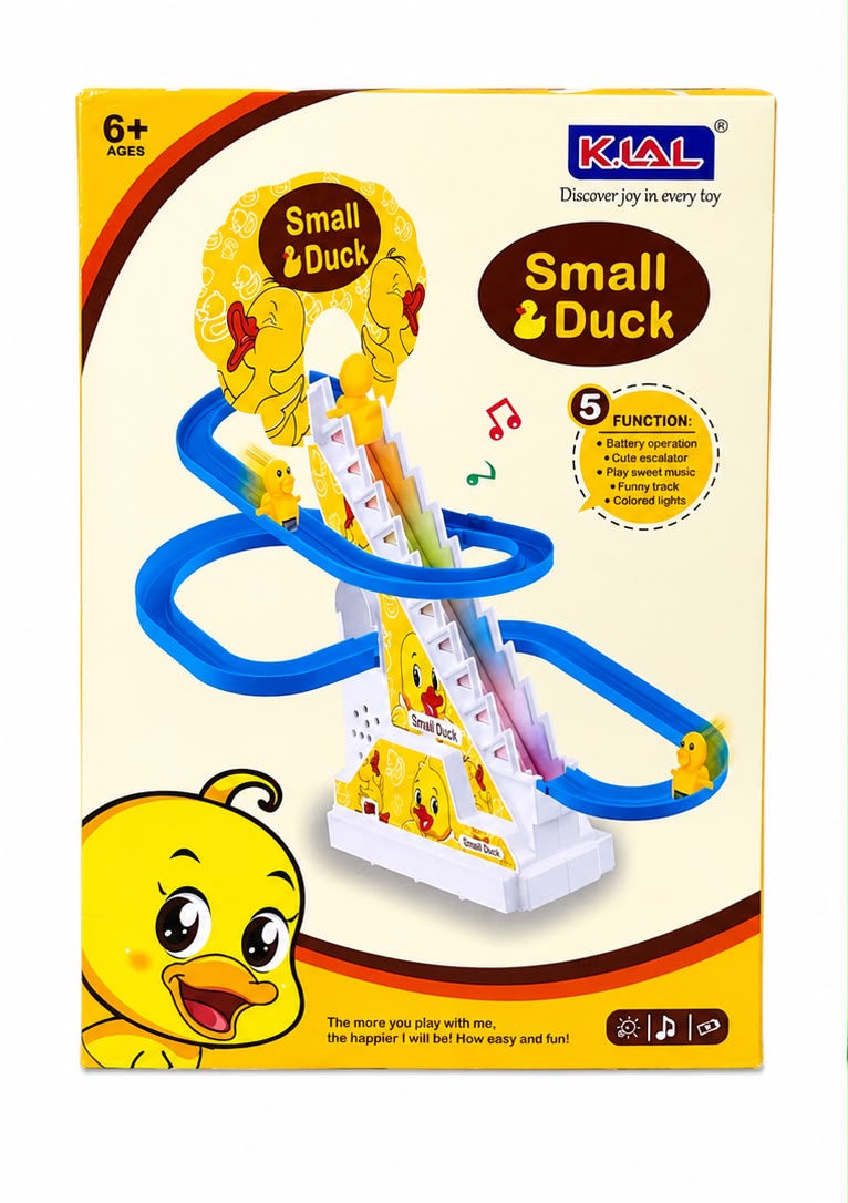 "Small Duck" Automatic Stair Climbing Track Toy