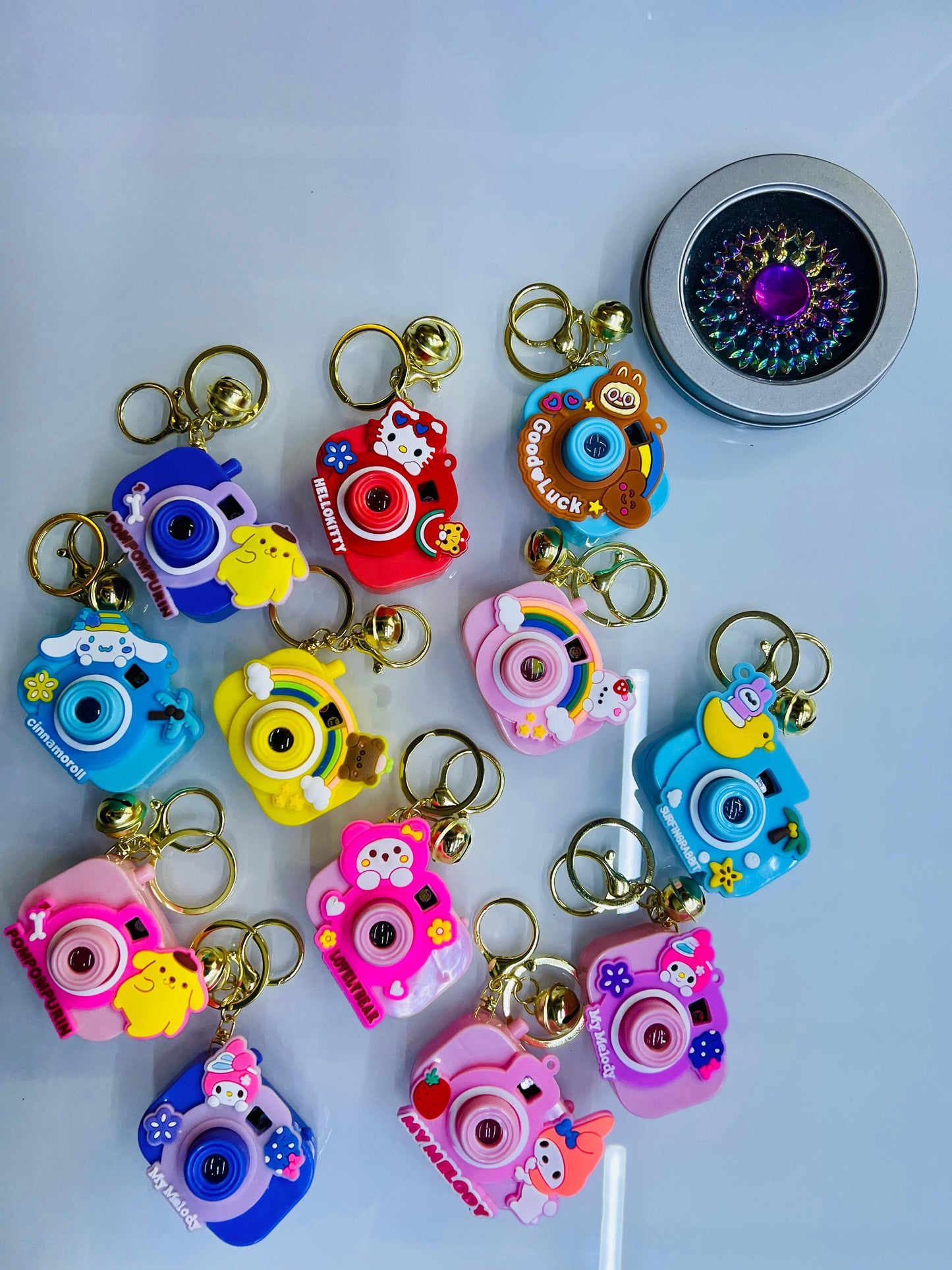 Snap & Style: Mini Camera Character Keychains