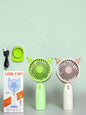 2-in-1 Cute Portable Mini USB Fan – Handheld & Desktop