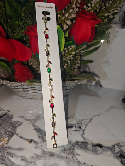 Stainless Steel Floral Vine Bracelets Assorted Designs & colour
