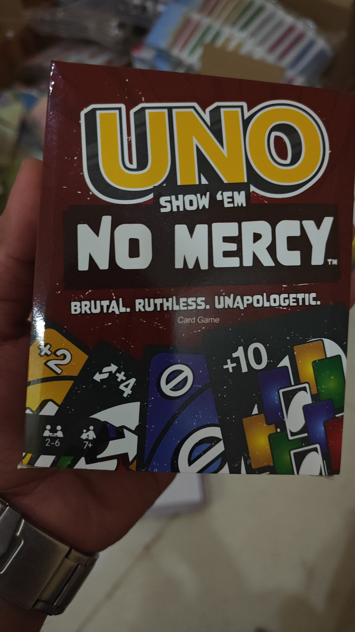 UNO Show 'em No Mercy Card Game – The Most Brutal UNO Ever!